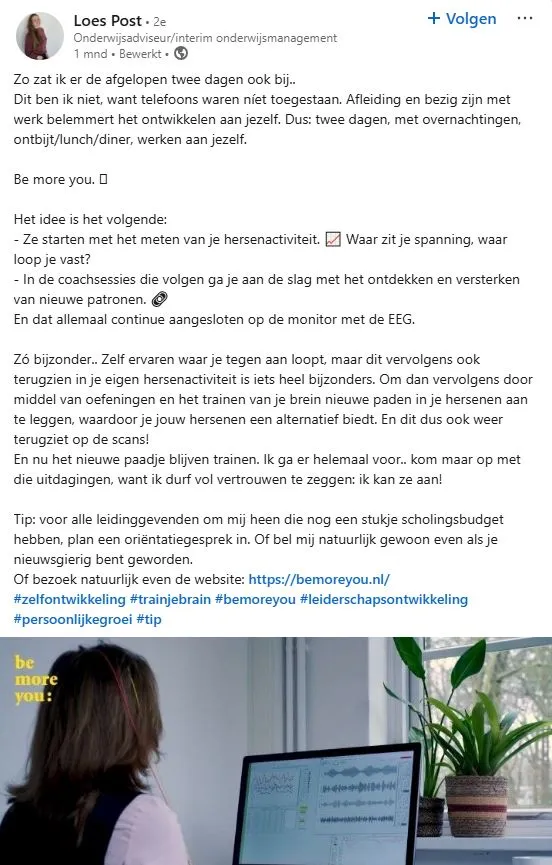 Review van Loes Post over Be More You