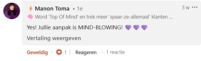 Review van Manon Toma over Be More You